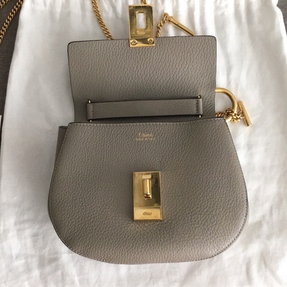 Chloe Drew Leather Shoulder Bag - Picture 3 of 8